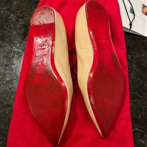 Authentic Louboutin Doracora Flats 7 (fits like 6.5)